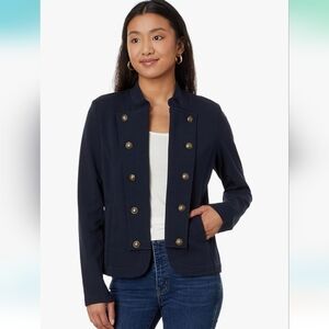 Women's Tommy Hilfiger Band Jacket navy blue medium